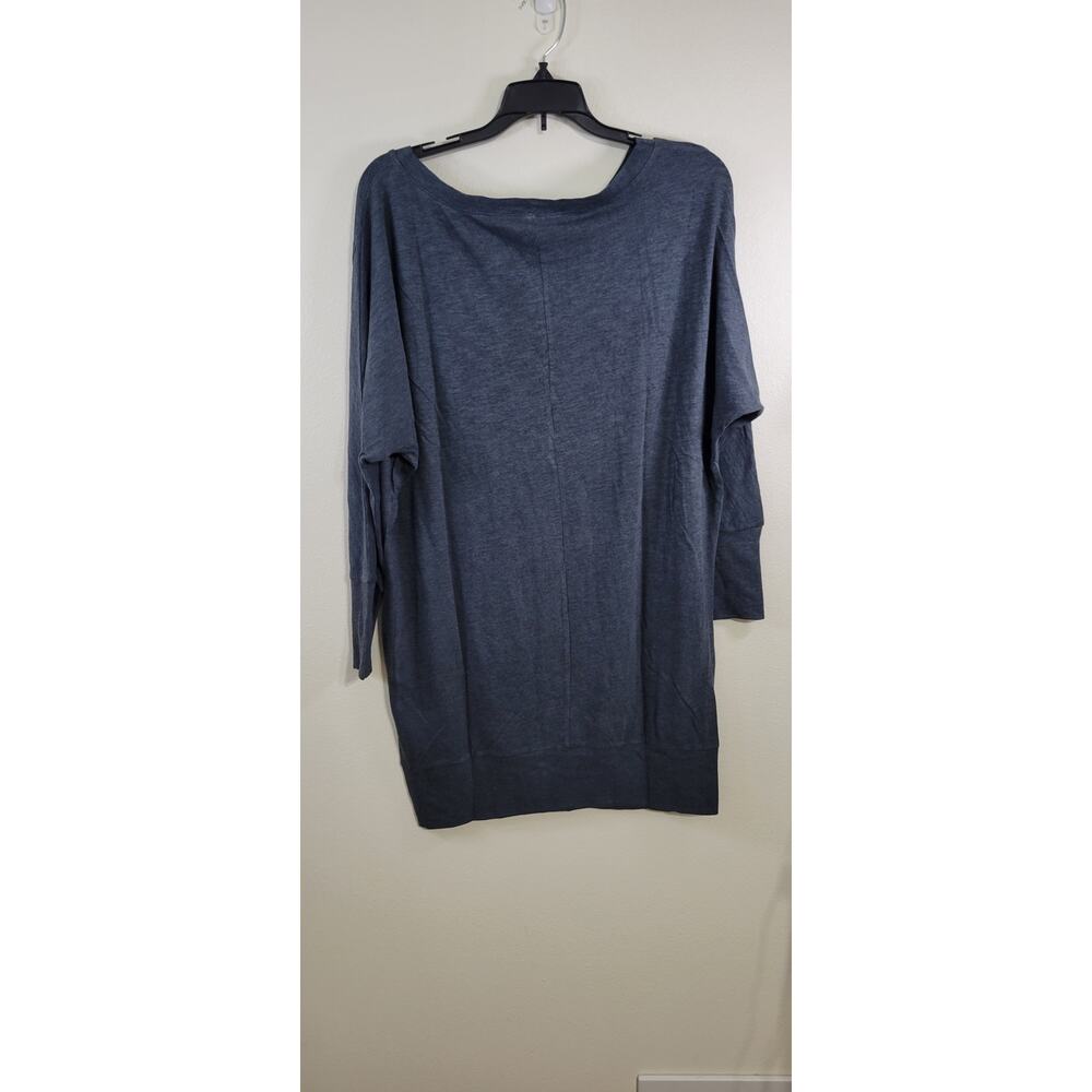 Lanston by Revolve Boyfriend Mini Dress Long Sleeve Gray Size Medium - Picture 2 of 8